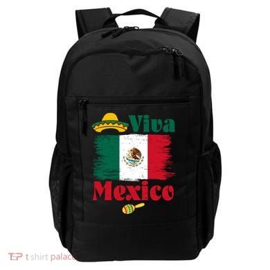 Viva Mexico Flag Mexican Independence Day Backpack
