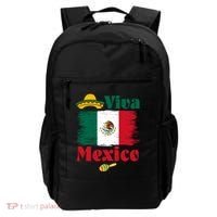 Viva Mexico Flag Mexican Independence Day Backpack thumb 0