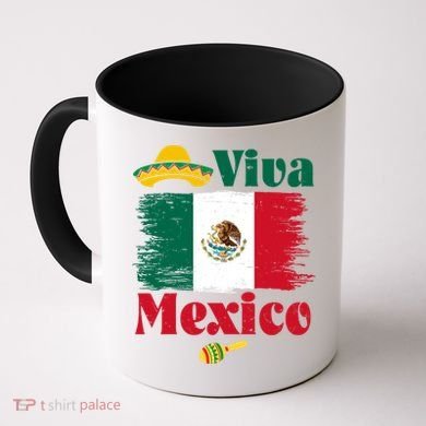Viva Mexico Flag Mexican Independence Day Coffee Mug