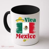 Viva Mexico Flag Mexican Independence Day Coffee Mug thumb 0