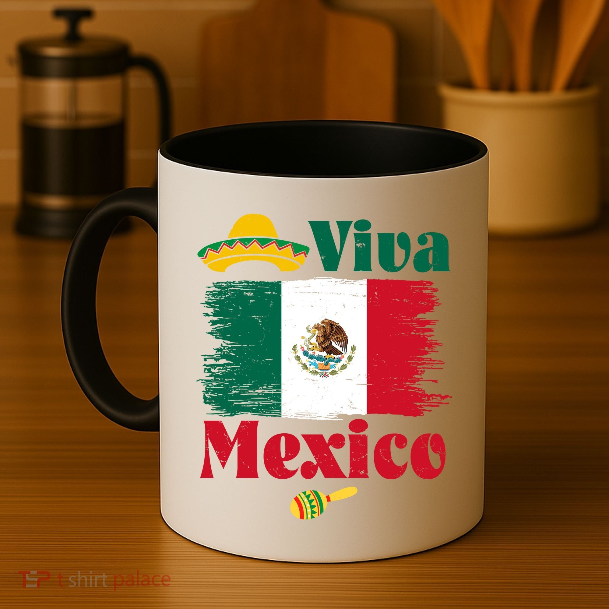Viva Mexico Flag Mexican Independence Day Coffee Mug