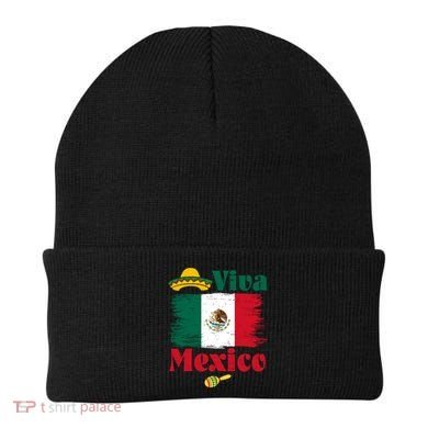 Viva Mexico Flag Mexican Independence Day Beanie