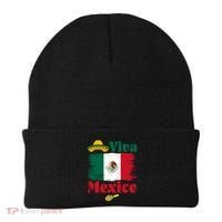 Viva Mexico Flag Mexican Independence Day Beanie thumb 0