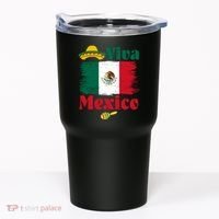 Viva Mexico Flag Mexican Independence Day Tumbler thumb 0