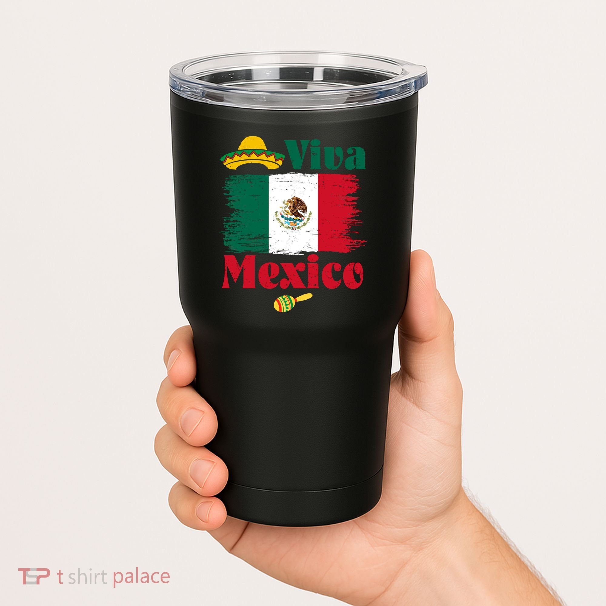 Viva Mexico Flag Mexican Independence Day Tumbler