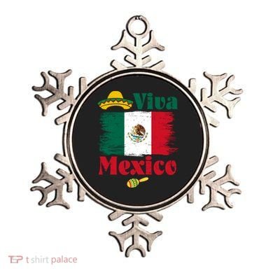 Viva Mexico Flag Mexican Independence Day Ornament