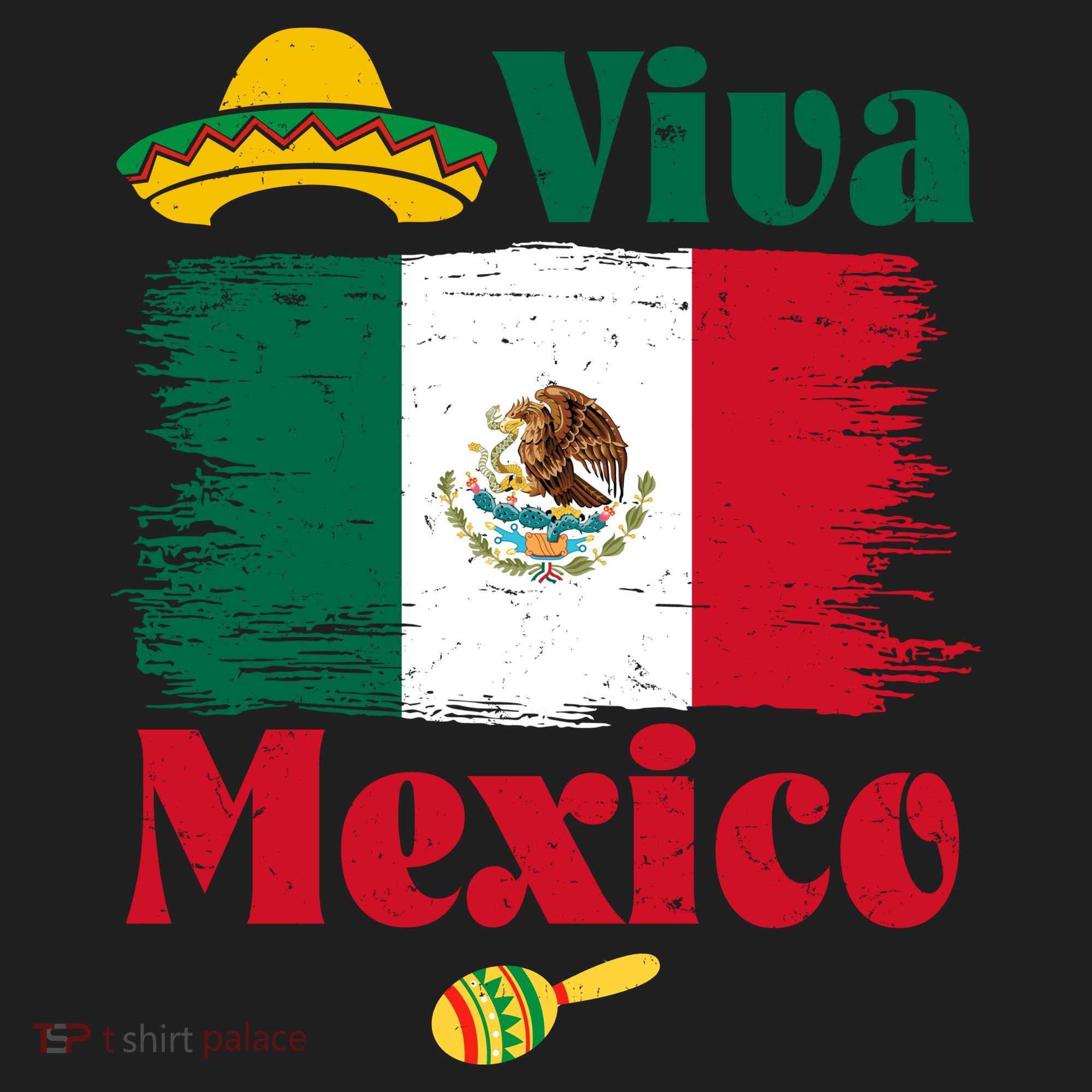 Viva Mexico Flag Mexican Independence Day Hat