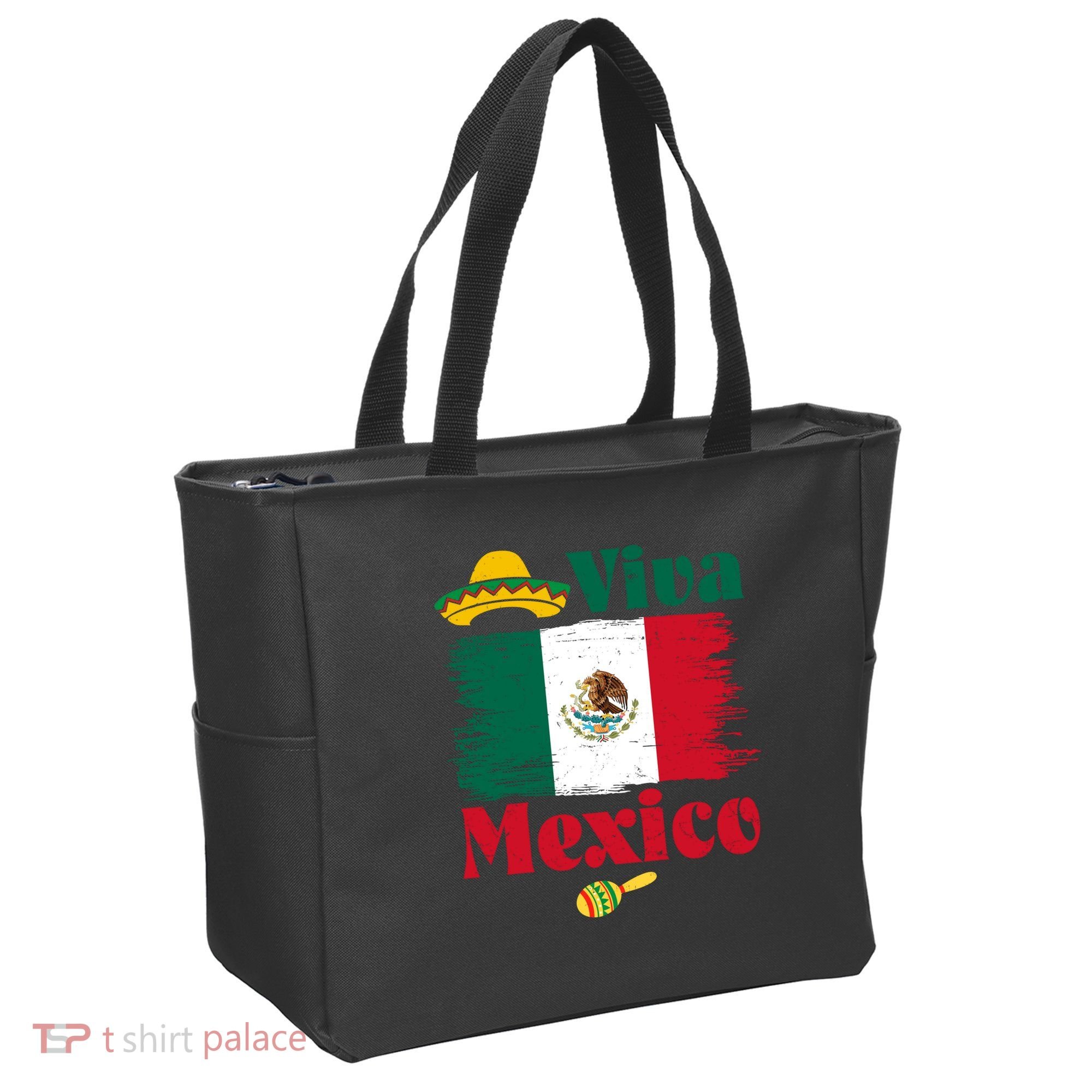 Viva Mexico Flag Mexican Independence Day Tote Bag