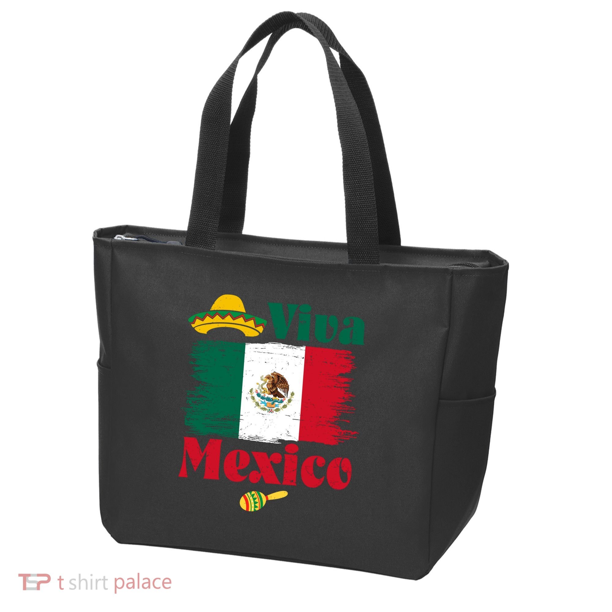 Viva Mexico Flag Mexican Independence Day Tote Bag