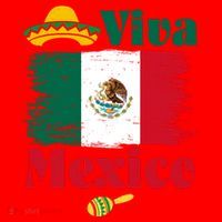 Viva Mexico Flag Mexican Independence Day Santa Hat thumb 1