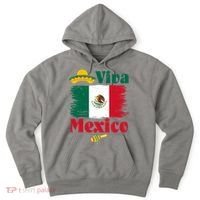 Viva Mexico Flag Mexican Independence Day Hoodie thumb 0