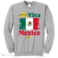 Viva Mexico Flag Mexican Independence Day Sweatshirt thumb 0