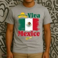 Viva Mexico Flag Mexican Independence Day T-Shirt thumb 3