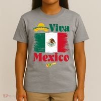 Viva Mexico Flag Mexican Independence Day T-Shirt thumb 4