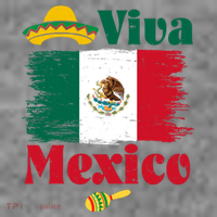 Viva Mexico Flag Mexican Independence Day T-Shirt thumb 7
