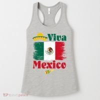 Viva Mexico Flag Mexican Independence Day Women's Tank Top thumb 0