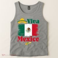 Viva Mexico Flag Mexican Independence Day Tank Top thumb 2