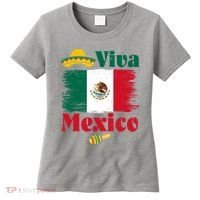 Viva Mexico Flag Mexican Independence Day Women's T-Shirt thumb 0