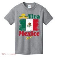 Viva Mexico Flag Mexican Independence Day Kids T-Shirt thumb 0