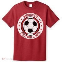 Vintage Morocco Football 1955 Soccer T-Shirt thumb 0