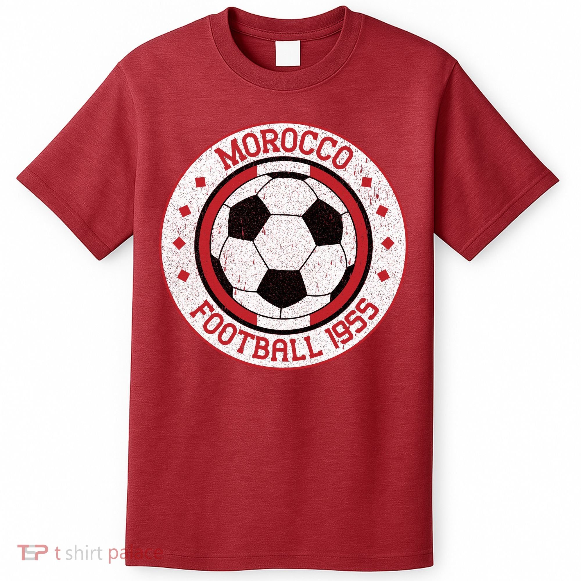 Vintage Morocco Football 1955 Soccer T-Shirt