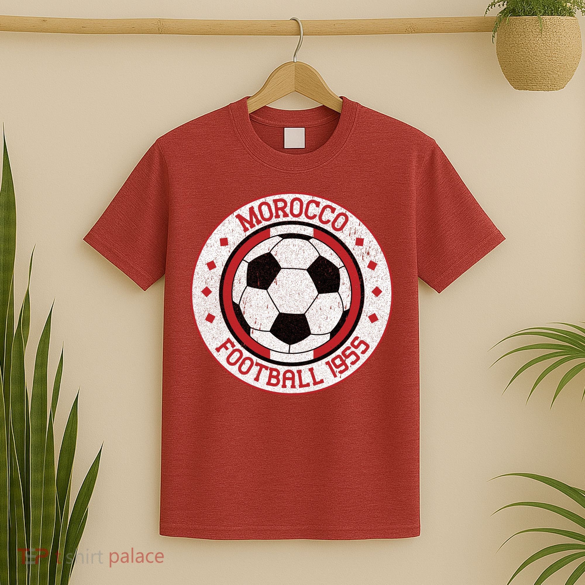 Vintage Morocco Football 1955 Soccer T-Shirt
