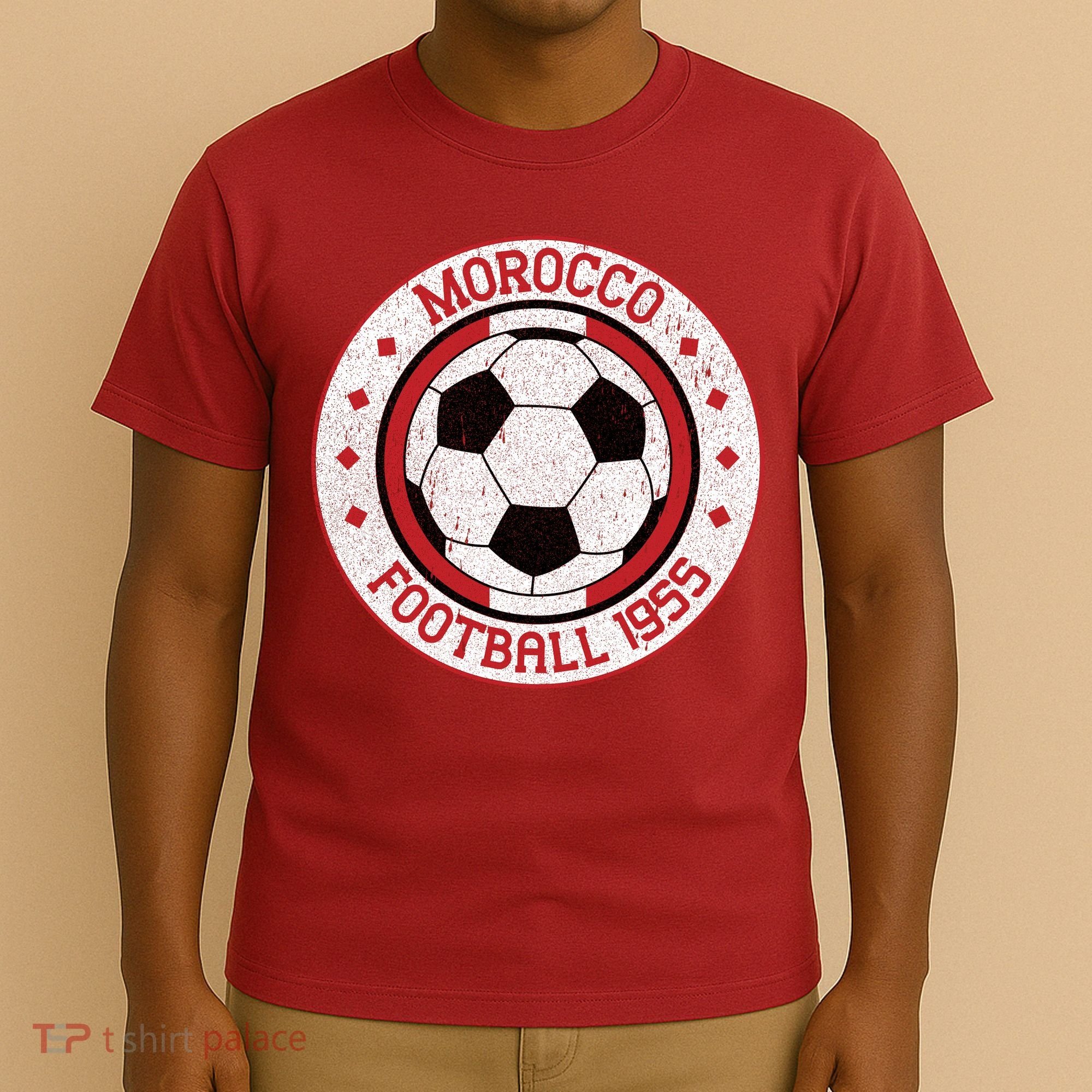 Vintage Morocco Football 1955 Soccer T-Shirt
