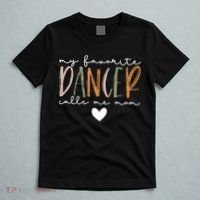 Vintage My Favorite Dancer Calls Me Mom Funny Mother T-Shirt thumb 5