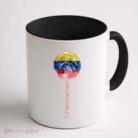 Venezuela Moon Flag Pride Venezuelan Flag Roots Souvenir Gift Coffee Mug thumb 1