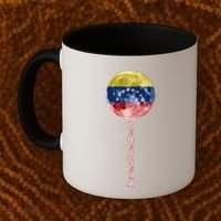 Venezuela Moon Flag Pride Venezuelan Flag Roots Souvenir Gift Coffee Mug thumb 2