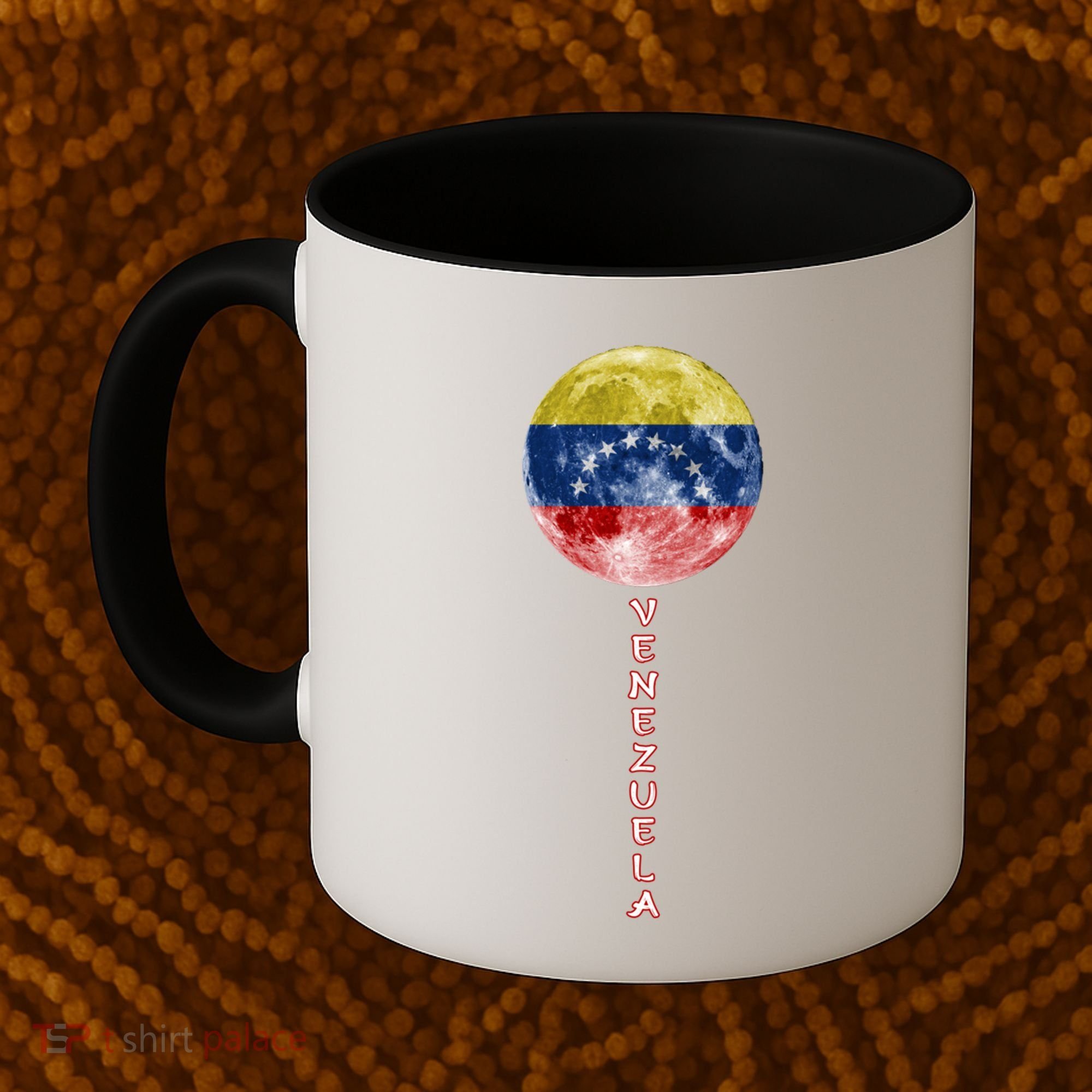 Venezuela Moon Flag Pride Venezuelan Flag Roots Souvenir Gift Coffee Mug
