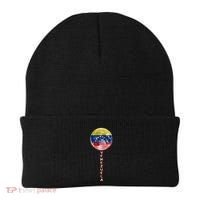 Venezuela Moon Flag Pride Venezuelan Flag Roots Souvenir Gift Beanie thumb 0