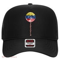 Venezuela Moon Flag Pride Venezuelan Flag Roots Souvenir Gift Hat thumb 0