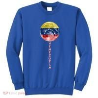 Venezuela Moon Flag Pride Venezuelan Flag Roots Souvenir Gift Sweatshirt thumb 0