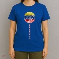 Venezuela Moon Flag Pride Venezuelan Flag Roots Souvenir Gift T-Shirt thumb 4