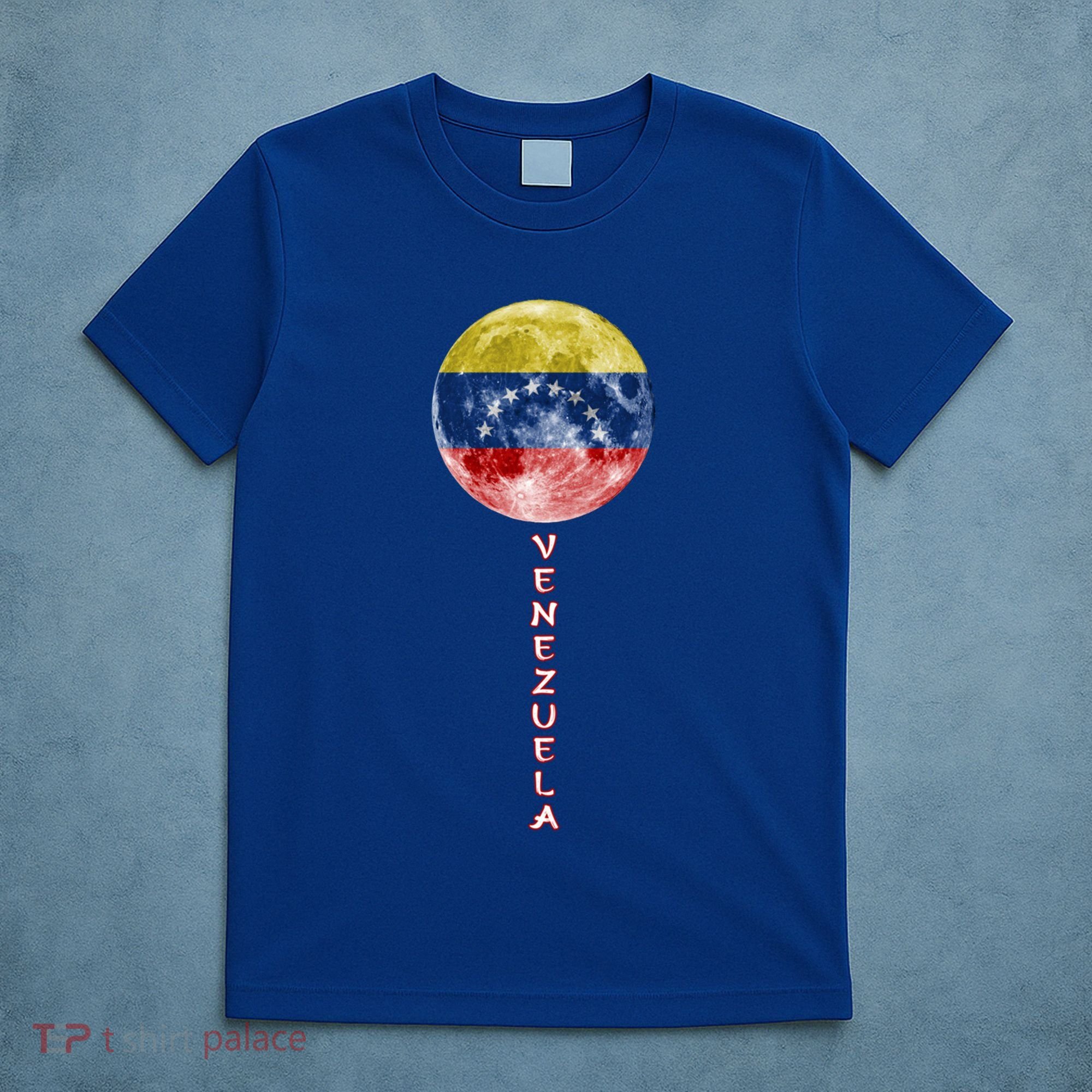 Venezuela Moon Flag Pride Venezuelan Flag Roots Souvenir Gift T-Shirt