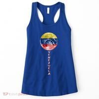 Venezuela Moon Flag Pride Venezuelan Flag Roots Souvenir Gift Women's Tank Top thumb 0