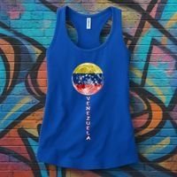 Venezuela Moon Flag Pride Venezuelan Flag Roots Souvenir Gift Women's Tank Top thumb 3