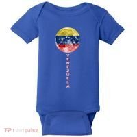 Venezuela Moon Flag Pride Venezuelan Flag Roots Souvenir Gift Baby Bodysuit thumb 0