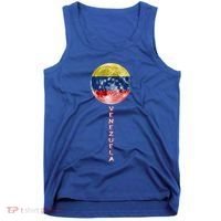 Venezuela Moon Flag Pride Venezuelan Flag Roots Souvenir Gift Tank Top thumb 0