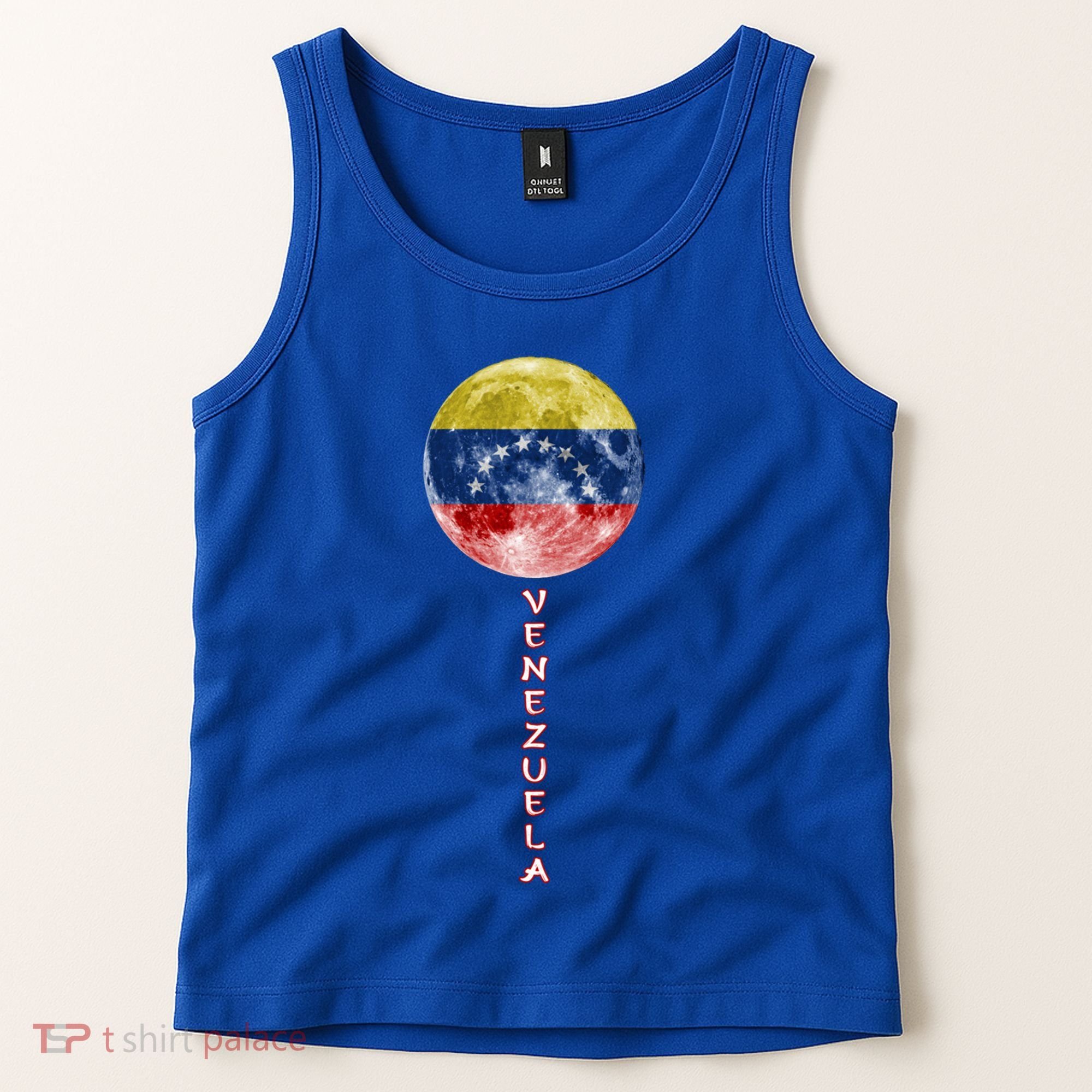 Venezuela Moon Flag Pride Venezuelan Flag Roots Souvenir Gift Tank Top