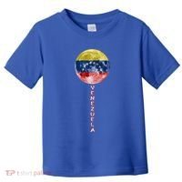 Venezuela Moon Flag Pride Venezuelan Flag Roots Souvenir Gift Toddler T-Shirt thumb 0
