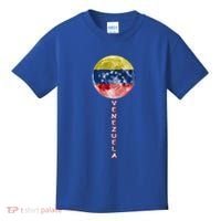 Venezuela Moon Flag Pride Venezuelan Flag Roots Souvenir Gift Kids T-Shirt thumb 0