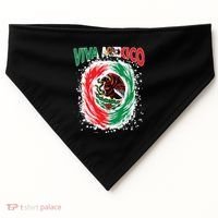 Viva Mexico Flag Mexican Independence Day USA-Made Doggie Bandana thumb 0