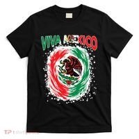 Viva Mexico Flag Mexican Independence Day T-Shirt thumb 0