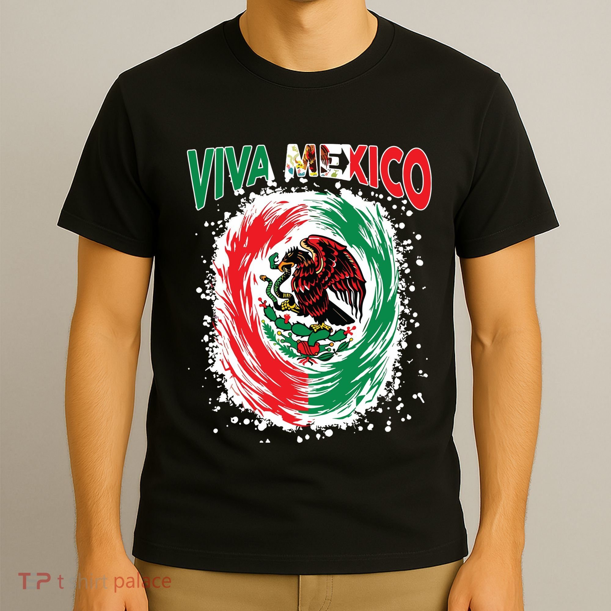 Viva Mexico Flag Mexican Independence Day T-Shirt