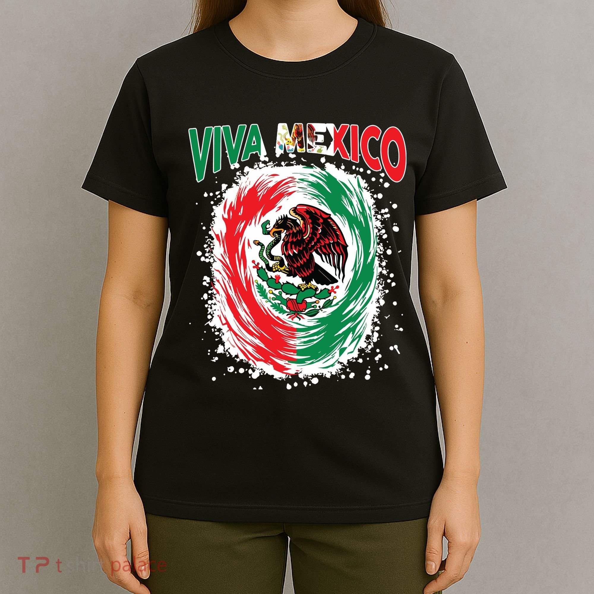Viva Mexico Flag Mexican Independence Day T-Shirt