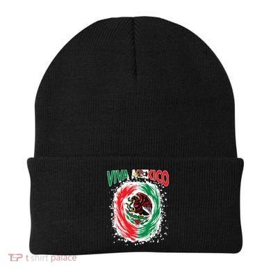 Viva Mexico Flag Mexican Independence Day Beanie