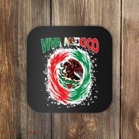 Viva Mexico Flag Mexican Independence Day Coaster thumb 0