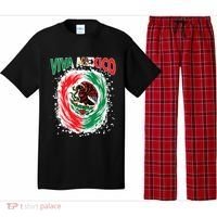 Viva Mexico Flag Mexican Independence Day Pajama Set thumb 0